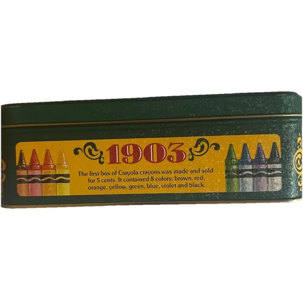 Crayola VTG 1991 Collector's Limited Edition Tin 72 Crayons NOS 8 Retired Colors